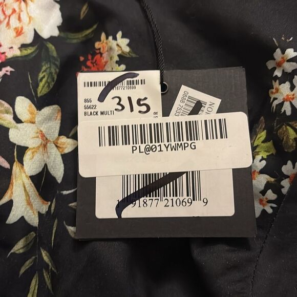 leena for Mac Duggal Faux Wrap Floral Gown Size 6 NWT - Picture 6 of 8